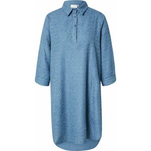 Kaffe Košilové šaty 'Alberta' kouřově modrá
