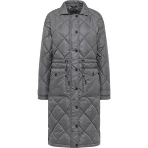 DreiMaster Klassik Zimní kabát tmavě šedá