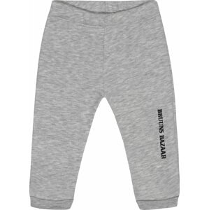 Bruuns Bazaar Kids Kalhoty šedý melír / černá