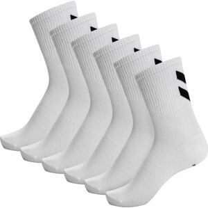 Hummel Sportovní ponožky 'Chevron' černá / bílá