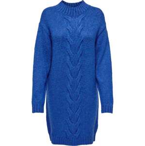 JDY Úpletové šaty 'Dinea' královská modrá
