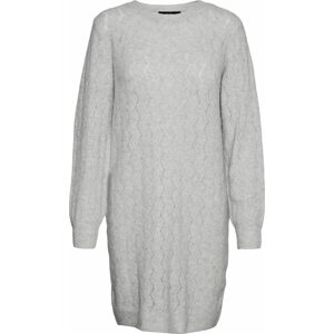 Vero Moda Tall Úpletové šaty 'YEN' šedý melír