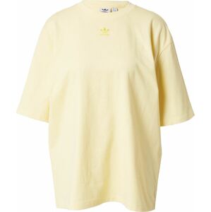 ADIDAS ORIGINALS Tričko pastelově žlutá