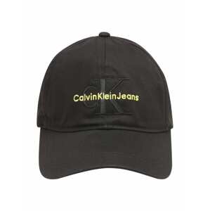 Calvin Klein Jeans Čepice žlutá / černá