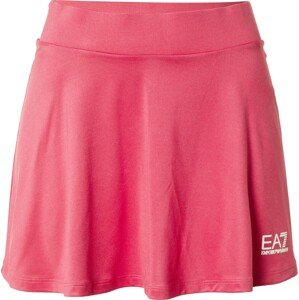 EA7 Emporio Armani Sportovní sukně pink / bílá