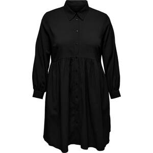 ONLY Carmakoma Košilové šaty 'FILOPA' černá