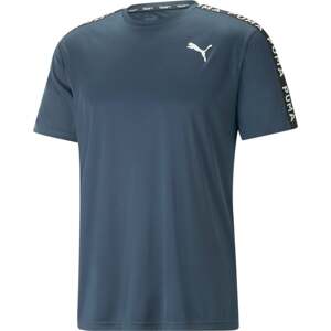PUMA Funkční tričko námořnická modř / černá / bílá