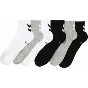 Hummel Sportovní ponožky 'Chevron' šedý melír / černá / bílá