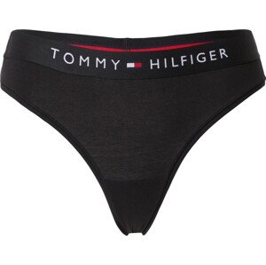 Tommy Hilfiger Underwear Tanga červená / černá / bílá