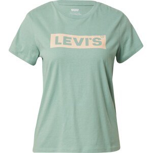LEVI'S Tričko pastelově zelená / pastelová fialová