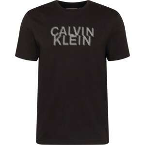 Calvin Klein Tričko černá / offwhite