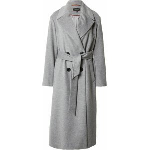 COMMA Přechodný kabát šedý melír