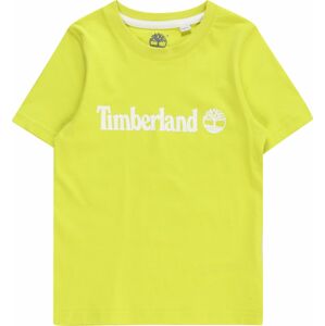 TIMBERLAND Tričko žlutá / bílá