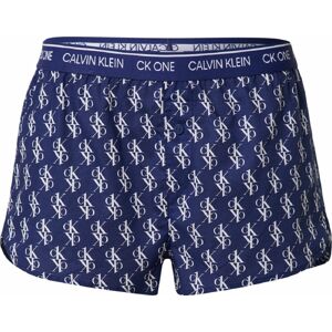 Calvin Klein Underwear Pyžamové kalhoty modrá / světle šedá