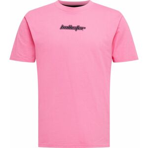 HOLLISTER Tričko pink / černá