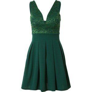 WAL G. Koktejlové šaty olivová / smaragdová