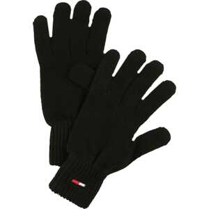 Tommy Jeans Prstové rukavice černá
