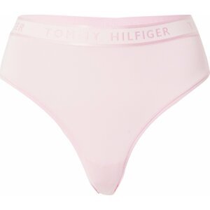 Tommy Hilfiger Underwear Tanga pastelově růžová