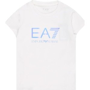 EA7 Emporio Armani Tričko modrá / bílá