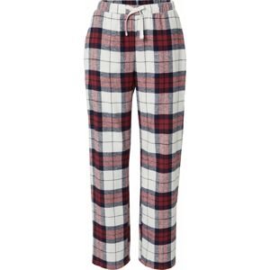 Lindex Pyžamové kalhoty modrá / červená / bílá