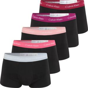 Calvin Klein Underwear Boxerky svítivě fialová / světle růžová / krvavě červená / černá