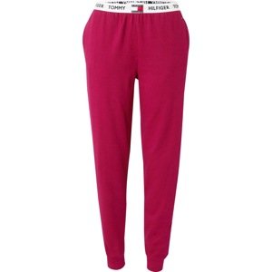 Tommy Hilfiger Underwear Pyžamové kalhoty námořnická modř / červená / burgundská červeň / bílá