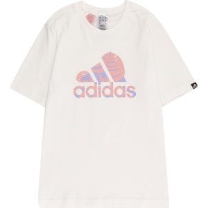 ADIDAS SPORTSWEAR Funkční tričko světle fialová / lososová / bílá
