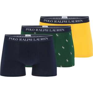 Polo Ralph Lauren Boxerky námořnická modř / žlutá / tmavě zelená / bílá