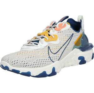 Nike Sportswear Tenisky 'React Vision' béžová / modrá / zlatě žlutá