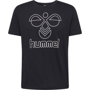 Hummel Funkční tričko 'Peter' černá / bílá