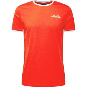 ELLESSE Tričko 'Meduno' oranžová / oranžově červená / bílá