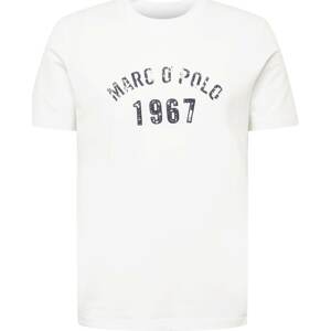 Marc O'Polo Tričko černá / přírodní bílá
