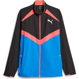 PUMA Sportovní bunda nebeská modř / růžová / černá