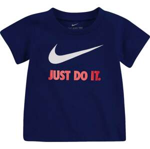 Nike Sportswear Tričko modrá / červená / bílá