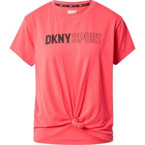 DKNY Performance Funkční tričko pink / černá