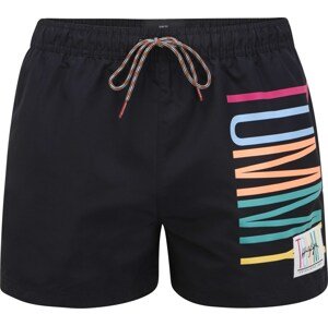 Tommy Hilfiger Underwear Plavecké šortky kobaltová modř / světlemodrá / žlutá / broskvová / pink