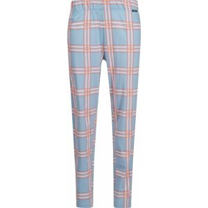 Skiny Pyžamové kalhoty světlemodrá / oranžová / starorůžová / offwhite