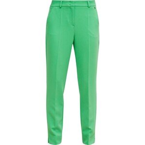 COMMA Kalhoty s puky světle zelená
