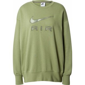 Nike Sportswear Mikina olivová / tmavě zelená