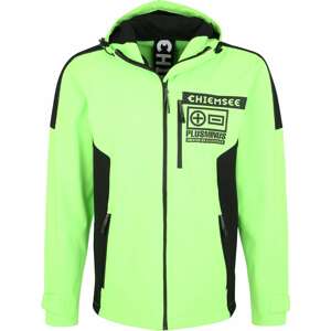 Sportovní bunda 'Teton' Chiemsee svítivě zelená / černá