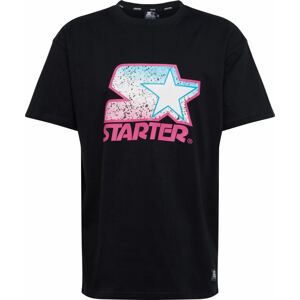 Tričko Starter Black Label pink / černá / bílá