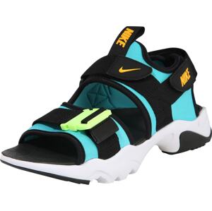 Sandály 'Canyon' Nike Sportswear tyrkysová / černá / bílá