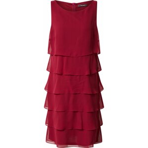 Koktejlové šaty Vera Mont rubínově červená