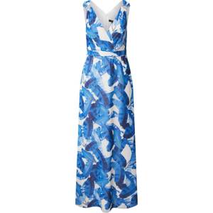 Letní šaty comma modrá / světlemodrá / bílá