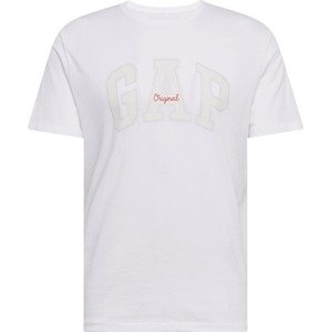 Tričko GAP béžová / bílá