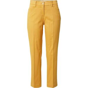 Kalhoty s puky 'Mara' BRAX zlatě žlutá