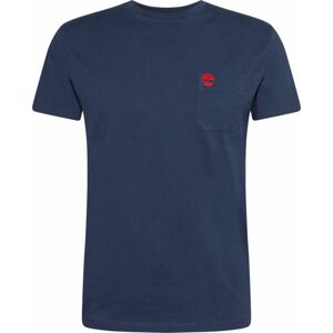 Tričko 'Dun-Riv' Timberland marine modrá / červená