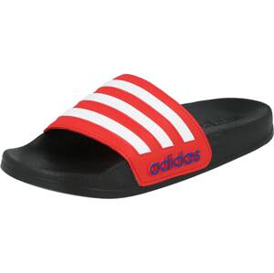 Plážová/koupací obuv 'Adilette Shower' ADIDAS SPORTSWEAR modrá / červená / černá / bílá