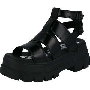 Páskové sandály 'Aspha' Buffalo černá