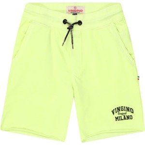 Kalhoty VINGINO svítivě žlutá / černá